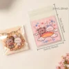 09cf2763-0d25-485e-84ab-8d4c43db90b3.webp 200pcs Cute Kawaii Rabbit & Bear Self-Adhesive Treat Bags