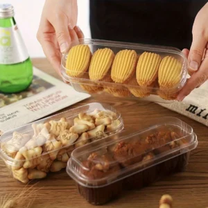 51fc5e7007af1d476091b68a40dbfe64_1744784111087.webp 20pcs Plastic Square Cake Boxes with Lids