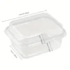 5afaade4-a695-4e8a-a208-d28f38b73f49.webp Faridabio 50pcs/ 1 Set 50 Packs of PET Transparent Fruit And Dessert Containers