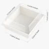 50-Pack PE Plastic Charcuterie Boxes with Transparent Lids