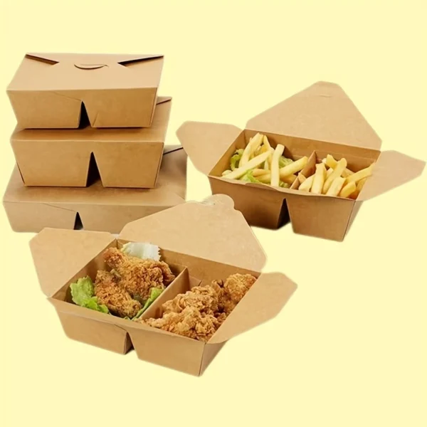 7d75a730-3e19-4248-a794-8e65166e88ab.webp 24pcs Dual-Compartment Kraft Paper Food Boxes