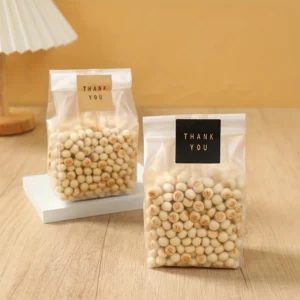 50pcs, Thank You Stickers Gifts Packaging Bags