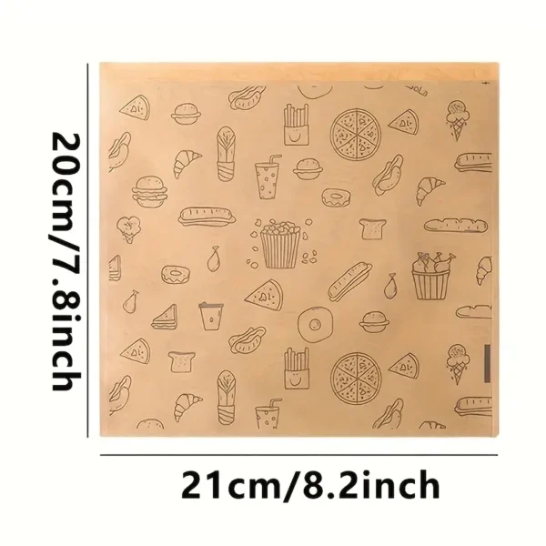 cbf2ae3431f84d758ef74e2ee4707d6f-goods.webp 20pcs Oilproof Thickened Disposable Snack Bags