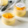 20pcs High-Temp Resistant Pudding Cups with Lids