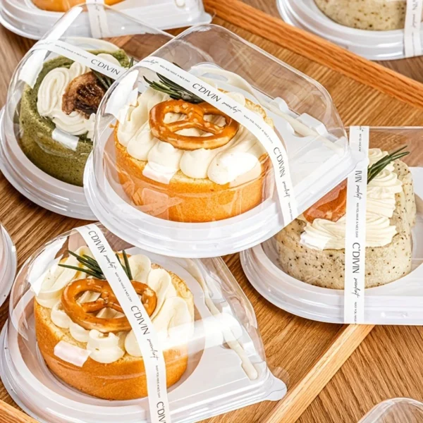 50 PCS Swiss Roll Cake Packaging Boxes