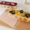 20pcs Plastic Square Cake Boxes with Lids