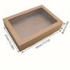 5pcs of Kraft Paper Picnic Boxes
