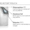 Vaccum High Temperature Retort Pouch